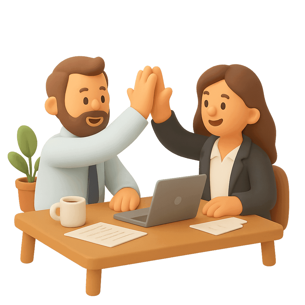 Team collaboration illustration